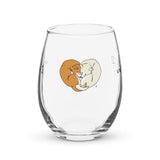 Stubborn Shiba Co - Stemless wine glass