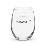 Stubborn Shiba Co - Stemless wine glass
