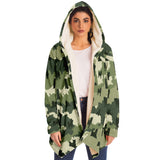 Green Camo Micro Fleece Cloak