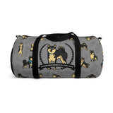 Stubborn Black & Tan Shiba - Duffle Bag - Stubborn Shiba Co