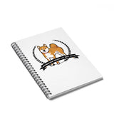 Stubborn Red Shiba - Spiral Notebook - Ruled Line - Stubborn Shiba Co