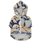 Japanese Kimono Dog Hoodie - Murasaki