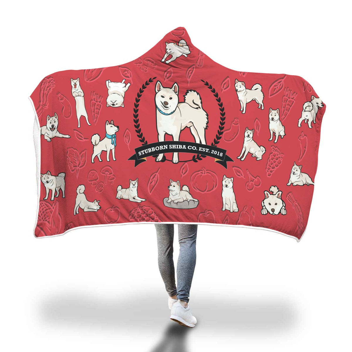 Homiehug Shiba Soft Blanket Flannel Cozy Cute Animal Fuzzy Throws for Nap Bed Couch Home Decor Child Boys Women Gifts All-Seasons 60