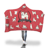 Stubborn Shiba - Hooded Blanket - Stubborn Shiba Co