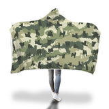 Camo Shiba - Hooded Blanket - Stubborn Shiba Co
