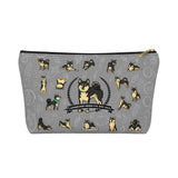 Stubborn Shiba - Accessory Pouch w T-bottom - Stubborn Shiba Co
