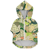 Japanese Kimono Dog Hoodie - Midori
