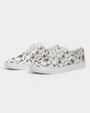 8 Bit Stubborn Shiba - Men's Lace Up Canvas Shoe