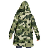 Green Camo Micro Fleece Cloak