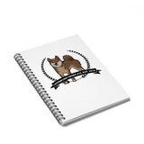 Stubborn Sesame Shiba - Spiral Notebook - Ruled Line - Stubborn Shiba Co