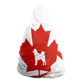 Canadian Shiba - Hooded Blanket