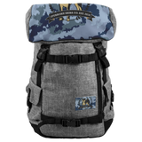 Stubborn Shiba Co - Black & Tan Shiba Back Pack (Blue Camo) - Stubborn Shiba Co