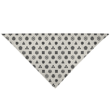 Japanese Kamon Shiba - Off White Bandana - Stubborn Shiba Co