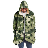 Green Camo Micro Fleece Cloak