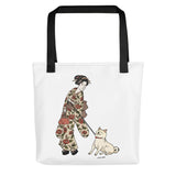 Ukiyoe Shiba Inu Tote bag x Ukiyoe-Haaan