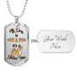 My dog is NOT A FOX it's a Shiba Inu - Dog Tag - Stubborn Shiba Co