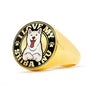 I Love my Shiba Inu - Cream Ring - Stubborn Shiba Co