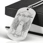 Custom Name Angel Shiba Dog Tag