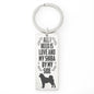 All I need is love and my Shiba by my side - Key Chain Jewelry