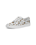 8 Bit Stubborn Shiba - Men's Lace Up Canvas Shoe