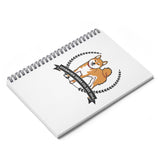 Stubborn Red Shiba - Spiral Notebook - Ruled Line - Stubborn Shiba Co