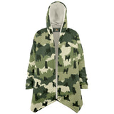Green Camo Micro Fleece Cloak