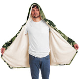 Green Camo Micro Fleece Cloak