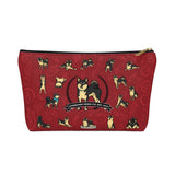 Stubborn Shiba - Accessory Pouch w T-bottom - Stubborn Shiba Co