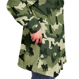 Green Camo Micro Fleece Cloak