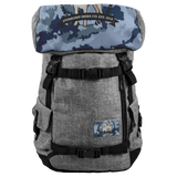 Stubborn Shiba Co - Cream Shiba Back Pack (Blue Camo) - Stubborn Shiba Co
