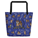 Stubborn Shiba - Beach / Shopping Tote - Stubborn Shiba Co