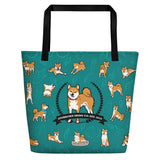 Stubborn Shiba - Beach / Shopping Tote - Stubborn Shiba Co