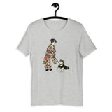 Ukiyoe Shiba Inu - Black & Tan - Short-Sleeve Unisex T-Shirt x Ukiyoe-Haaan