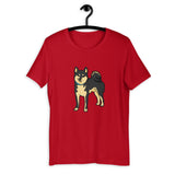 Black & Tan Shiba - Short-Sleeve Unisex T-Shirt