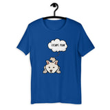 Escape Plan - Cream Shiba - Short-Sleeve Unisex T-Shirt