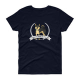 Stubborn Shiba Co - Black & Tan Shiba - Women's short sleeve t-shirt