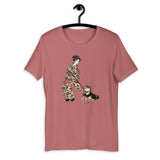 Ukiyoe Shiba Inu - Black & Tan - Short-Sleeve Unisex T-Shirt x Ukiyoe-Haaan