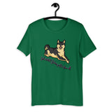 God Created a Black & Tan Shiba Inu to Show off - Short-Sleeve Unisex T-Shirt