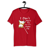You Can't Make Me - Red Shiba - Short-Sleeve Unisex T-Shirt