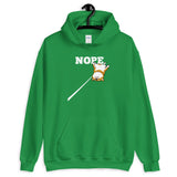 Red Shiba Nope - Hooded Sweatshirt