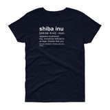 Shiba Inu Definition - Women's short sleeve t-shirt