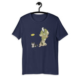No Fetch Black & Tan Shiba - Ukiyoe - Short-Sleeve Unisex T-Shirt