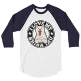I LOVE MY SHIBA INU 3/4 sleeve raglan shirt - Stubborn Shiba Co