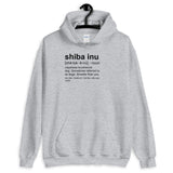 Shiba Inu Definition - Hooded Sweatshirt