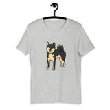 Black & Tan Shiba - Short-Sleeve Unisex T-Shirt