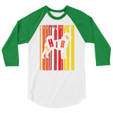I Don't Give a Shiba - 3/4 sleeve raglan shirt