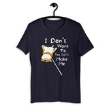 You Can't Make Me - Red Shiba - Short-Sleeve Unisex T-Shirt
