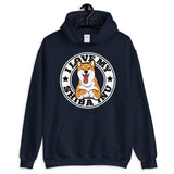 I LOVE MY RED SHIBA INU - Hooded Sweatshirt