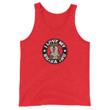 I love my Sesame Shiba Inu - Unisex  Tank Top - Stubborn Shiba Co