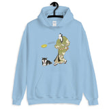 No Fetch Black & Tan Shiba - Ukiyoe - Unisex Hoodie